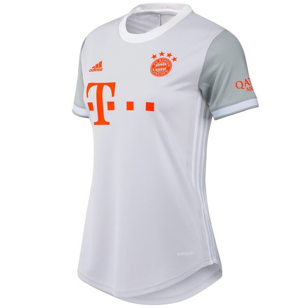 Camiseta Bayern Munich 2ª Kit Mujer 2020 2021 Blanco